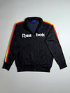 Reebok Classic Black Track Jacket  Red & Yellow Stripe (M)