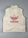 Adidas Vintage Puffer Vest – Cream/Off-White (M)