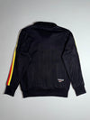 Reebok Classic Black Track Jacket  Red & Yellow Stripe (M)