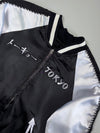 Snipers Reversible Sukajan Bomber Jacket – Tokyo Embroidered, Black/Silver (S)