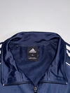 Adidas Navy Blue 3-Stripe Track Jacket – Full Zip, (XL)