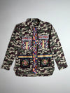 ONLY Camo Utility Jacket with Aztec Embroidered Pocket Patches – Women’s (S)