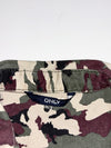 ONLY Camo Utility Jacket with Aztec Embroidered Pocket Patches – Women’s (S)