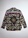 ONLY Camo Utility Jacket with Aztec Embroidered Pocket Patches – Women’s (S)