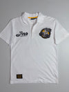 Jizo Bosatsu Graphic Embroidered Polo – White, (XS)