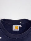 Carhartt Navy Allover Icon Print Crewneck Sweatshirt (L)