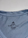 Adidas Grey Reflective 3-Stripe Running T-Shirt (XL)