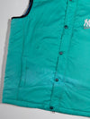 New York Yankees MLB Teal Hooded Puffer Vest (L)