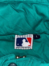 New York Yankees MLB Teal Hooded Puffer Vest (L)