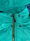 New York Yankees MLB Teal Hooded Puffer Vest (L)