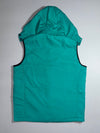 New York Yankees MLB Teal Hooded Puffer Vest (L)