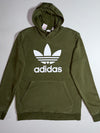 Adidas Olive Green Trefoil Hoodie – Pullover (S)