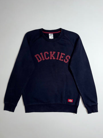 Dickies Navy Blue Embroidered Logo Crewneck Sweatshirt (S)