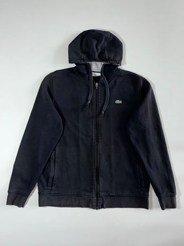 Lacoste Sport Zip-Up Hoodie – Black (L)