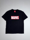 Marvel Black Box Logo Graphic T-Shirt (L)
