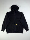 Carhartt Black Loose Fit Full-Zip Hoodie (2XL)