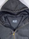 Carhartt Black Loose Fit Full-Zip Hoodie (2XL)