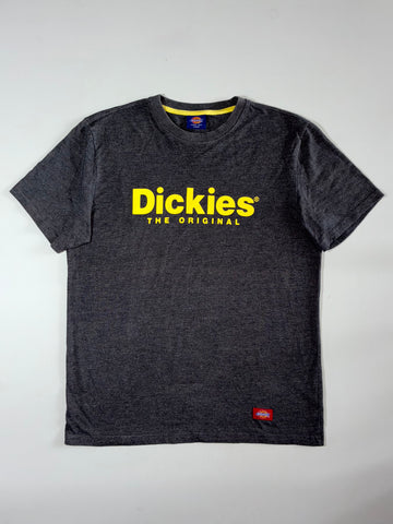 Dickies “The Original” Graphic Tee – Charcoal Grey/Yellow (L)