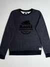 Roots Canada Athletic Goods Heather Grey Beaver Logo Sweatshirt (S)