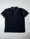 Tommy Hilfiger Tipped Collar Polo – Black (L)
