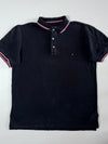 Tommy Hilfiger Tipped Collar Polo – Black (L)