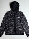 Adidas Black & Grey Camo Hooded Zip-Up Jacket Reversible (S)