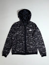Adidas Black & Grey Camo Hooded Zip-Up Jacket Reversible (S)