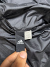 Adidas Black & Grey Camo Hooded Zip-Up Jacket Reversible (S)