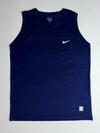 Nike Dri-Fit Navy Blue Sleeveless Tank Top (XL)