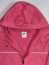 Nike Rose Pink Full-Zip Piped Hoodie (S)