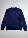 Adidas Navy Blue Big Logo Crewneck Sweatshirt (M)
