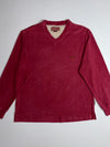 Marlboro Classics Maroon V-Neck Long Sleeve Sweatshirt (XL)