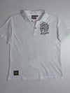 Jizo Bosatsu “Grace & Fury” Devil Graphic Polo – White (M/L)