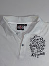 Jizo Bosatsu “Grace & Fury” Devil Graphic Polo – White (M/L)