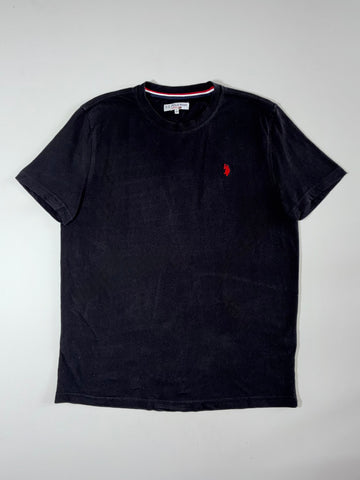 U.S. Polo Assn. Embroidered Logo Tee – Black (L)