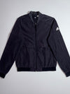 Adidas Black Bomber Track Jacket – Signature Stripes (S)
