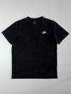 The Nike Tee – Embroidered Futura Logo T-Shirt, Black (M)