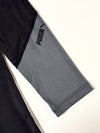 Puma Black Colorblock Long Sleeve Tee  Grey Sleeve Panel (M)