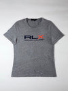 RLX Ralph Lauren Grey Graphic Tee  Navy/Orange Logo (L)