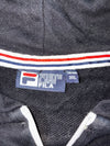 Fila Colorblock Zip-Up Hoodie – Black/White (2XL)