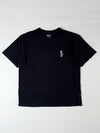 Yale University Black Tee  Bulldog Mascot Patch (L)