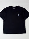 Yale University Black Tee  Bulldog Mascot Patch (L)
