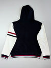 Fila Colorblock Zip-Up Hoodie – Black/White (2XL)
