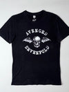 Avenged Sevenfold Black Band Tee  Death Bat Skull Graphic (S)