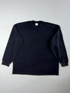 Gymshark Tonal Logo Long Sleeve Tee – Black (2XL/3XL)