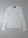 Ralph Lauren Sport White Long Sleeve Tee  Pony Logo Women’s  (M)