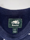 Roots Navy All-Over Print Sweatshirt  Beaver Pattern (M)