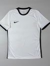 Nike Dri-FIT White Football Jersey — Black Trim (M)