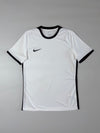 Nike Dri-FIT White Football Jersey — Black Trim (M)
