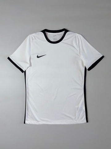 Nike Dri-FIT White Football Jersey — Black Trim (M)